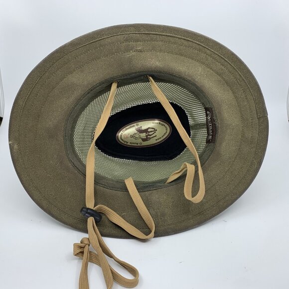 Outback Trading Co Mens Oilskin Willis 1470 Mesh Hat Medium Aussie Adventure - Picture 6 of 9